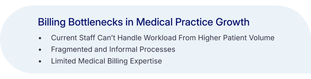 billing bottlenecks for medical practices